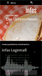 Mobile Screenshot of infas.de