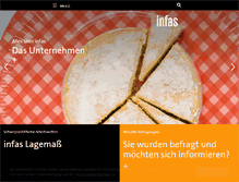 Tablet Screenshot of infas.de